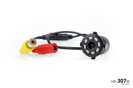 Zestaw czujników parkowania TFT02 4,3" z kamerą HD-307-IR 4 sensory czarne Truck