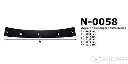 Toyota Prius 2019 nakładka na zderzak