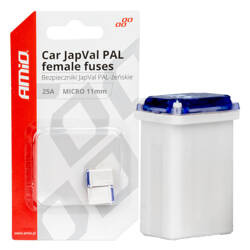 Bezpieczniki samochodowe JAPVAL PAL żeńskie 2 szt. 25A AMIO-03459