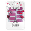 Naklejany lakier Nail Wraps Snails - Red Carpet