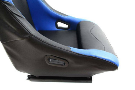 Fotel sportowy MONZA RACE PLUS Skóra Blue