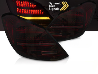 Lampy Tylne Diodowe Mercedes C-CLASS W205 14-21 Red Smoke