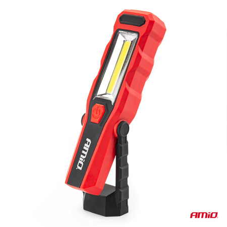 Lampa inspekcyjna z wbudowanym akumulatorem obracana 180° 1800 mAh AMIO-02171