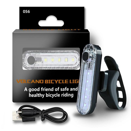 LAMPKA ROWEROWA LED TYŁ PRZÓD USB 50 LUMENÓW NA ROWER