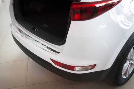 Nakładka na zderzak tylny do KIA SPORTAGE 4 (Stal)