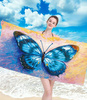 RĘCZNIK PLAŻOWY KĄPIELOWY 100 X 180 CM MIKROFIBRA DUŻY SZYBKOSCHNĄCY MIĘKKI KOLOROWY