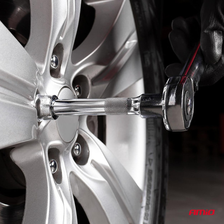 Klucz dynamometryczny z nasadką 17 mm 19 mm 21 mm 40-210 Nm AMIO-02407
