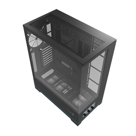 Obudowa komputerowa Darkflash DY451 bez wentylatorów (czarna)