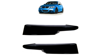 Dokładka przedniego zderzaka Gloss Black BMW 3 E90 E91 Facelift 2008-2011