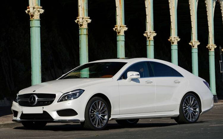 Nakładka na zderzak tylny do Mercedes klasa E CLS C21 Carbon (czarny)
