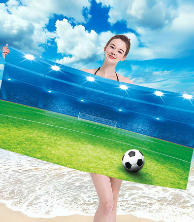 RĘCZNIK PLAŻOWY KĄPIELOWY 100 X 180 CM MIKROFIBRA DUŻY SZYBKOSCHNĄCY MIĘKKI KOLOROWY