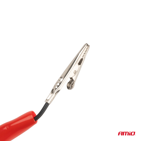 Samochodowy tester napięcia z zaciskiem krokodyl 6-12V AMIO-04272