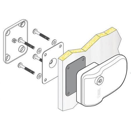 Zabezpieczenie drzwi Safe Door Black - Fiamma