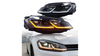 Zestaw Lamp Halogenowych Chrome VW GOLF VII przed liftem 2013-2017