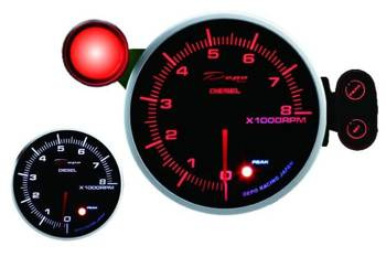 ZEGAR DEPO seria PK 115mm Obrotomierz 8000 Diesel