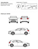 Bagażnik dachowy AIRO CRUZ Mercedes W176 A-Class