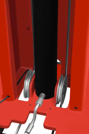 PODNOŚNIK KOLUMNOWY HYDRAULICZNY AUTOMAT 400V KD5817