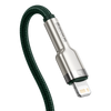 Kabel USB-C do Lightning Baseus 2m (zielony)