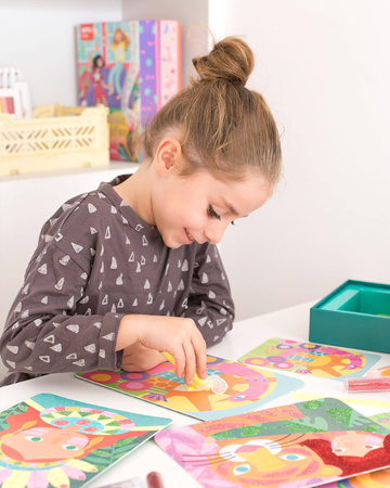 Zestaw artystyczny z brokatem Apli Kids