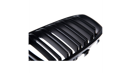 Grill sportowy podwójne żeberka Matt Black BMW 1 F20 F21 przed liftem 2011-2015