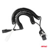 Przewód spiralny naczepy TIR 2x 7 PIN 15 PIN typ N/S 5m 24V AMIO-04381