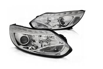 Lampy Przednie nowe FORD FOCUS MK3 11- 10.14 LED CHROME