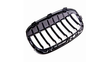 Grill sportowy pojedyncze żeberka Gloss Black BMW X1 F48 przed liftem 2015-2019