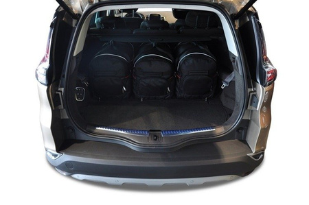 RENAULT ESPACE 2014+ TORBY DO BAGAŻNIKA 5 SZT