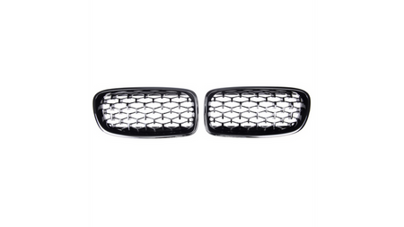 Grill sportowy Black Gloss Black BMW 3 F30 F31 2011-2019