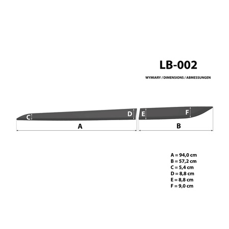 Suzuki Vitara 2019- listwy boczne LB-002
