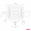 Lampa robocza halogen led szperacz AWL08 12V 24V AMIO-02422
