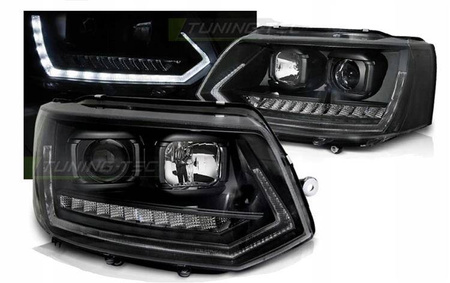 Lampy Vw T5 2010-2015 led tube black t6 look dts