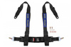 Pasy sportowe 4p 2" Black - Pro Sport