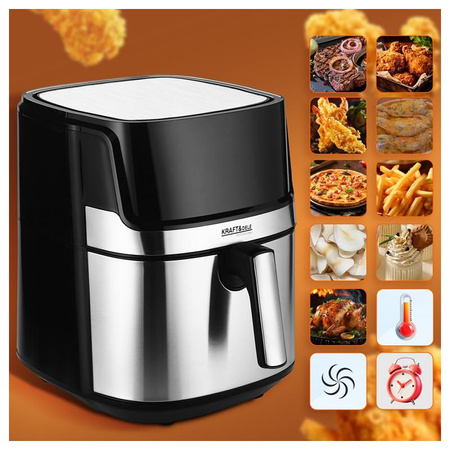 AIRFRYER FRYTKOWNICA BEZTŁUSZCZOWA 8L KRAFT&DELE KD4101 1850W