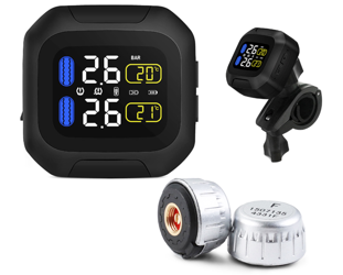 TPMS Czujnik ciśnienia i temperatury Motocykl bezprzewodowy
