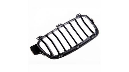 Grill sportowy pojedyncze żeberka Matt Black BMW 3 F30 F31 2011-2019