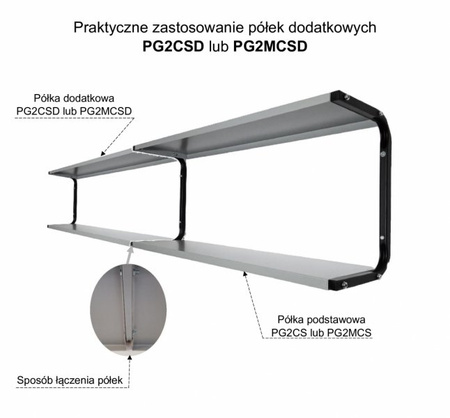 Półka dodatkowa PG2CSD