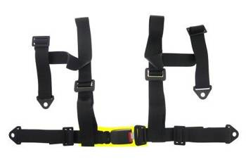 Pasy sportowe 4p 2" Black