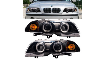 Zestaw Lamp Halogenowych Black BMW 3 E46 przed liftem 1998-2001
