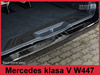 Nakładka na zderzak tylny do Mercedes W447 V klasa (Czarna-Lustro)