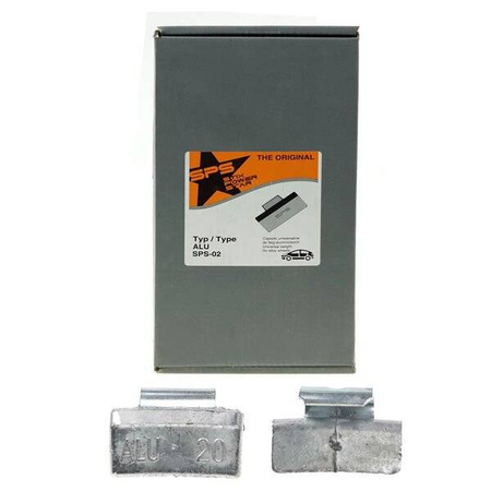 Ciężarki nabijane do felg aluminiowych SPS ALU PB/A (20 g, ołowiane) - 100 szt. - Stix