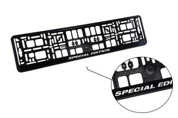 Ramka na tablicę rejestracyjną SPECIAL EDITION (Czarna)