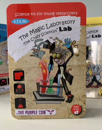 Zestaw do robienia eksperymentów The Purple Cow - Magiczne Laboratorium