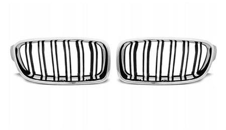 Grill nerki BMW F30 F31 2011- M3 Look chrome black