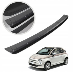 Nakładka listwa ochronna na tylny zderzak do FIAT 500X 2015-2018 | ABS