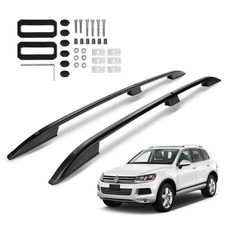 Relingi dachowe Volkswagen Touareg I 7L  2002-2010 Czarny