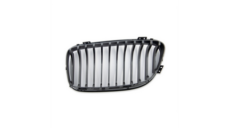 Grill sportowy pojedyncze żeberka Matt Black  BMW 3 (E90) Sedan (E91) Touring Facelift 2008-2011