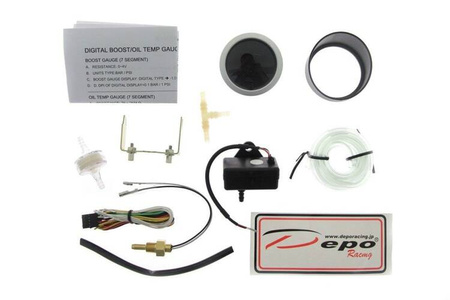 ZEGAR DEPO 2w1 - TURBO, OIL TEMP