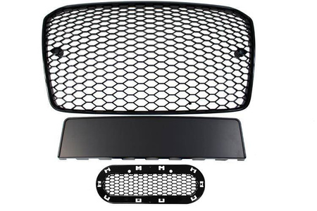 GRILL AUDI A5 8T RS-STYLE BRIGHT BLACK (13-16)