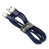 Kabel USB na Lightning Baseus Cafule 1.5A 2m złoto-granatowy